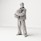 Diorama modelbouw productfoto 4: Diorama figuren-set: historische haven- en dokwerkers uit de jaren 1920-1930
