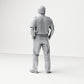 Diorama modelbouw productfoto 2: Staande figuur: scheepsbemanningslid in uniform met schouderstukken (B051)