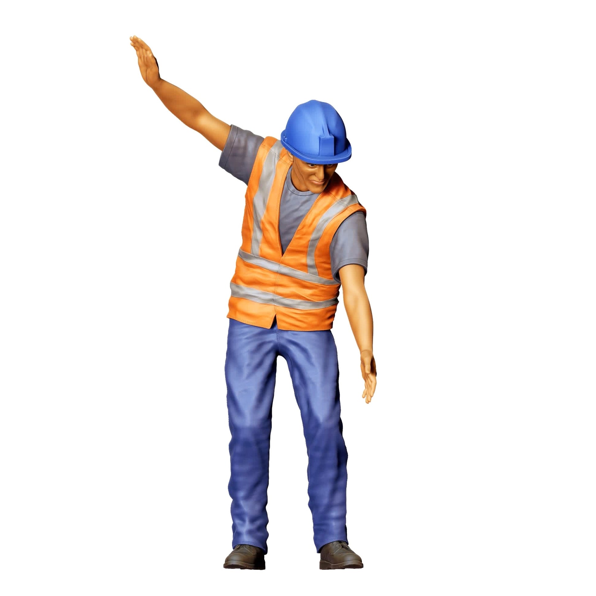 Diorama modelbouw productfoto 4: diorama figuren-set: spoorwerkers en spooronderhoud figuren-set (nr. S44) - 7 figuren