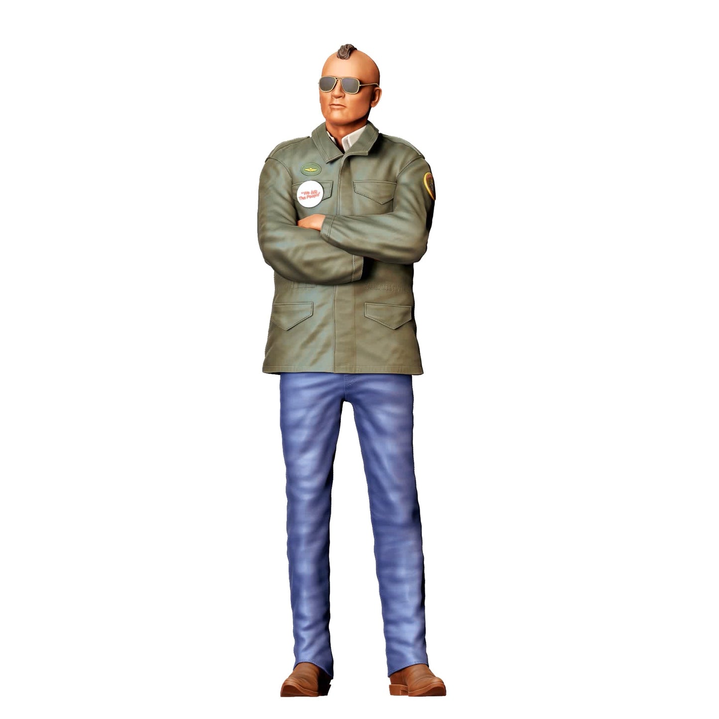 Diorama-modelbouw productfoto 3: Diorama-figurenset: stedelijke personages en voorbijgangers (nr. S129)