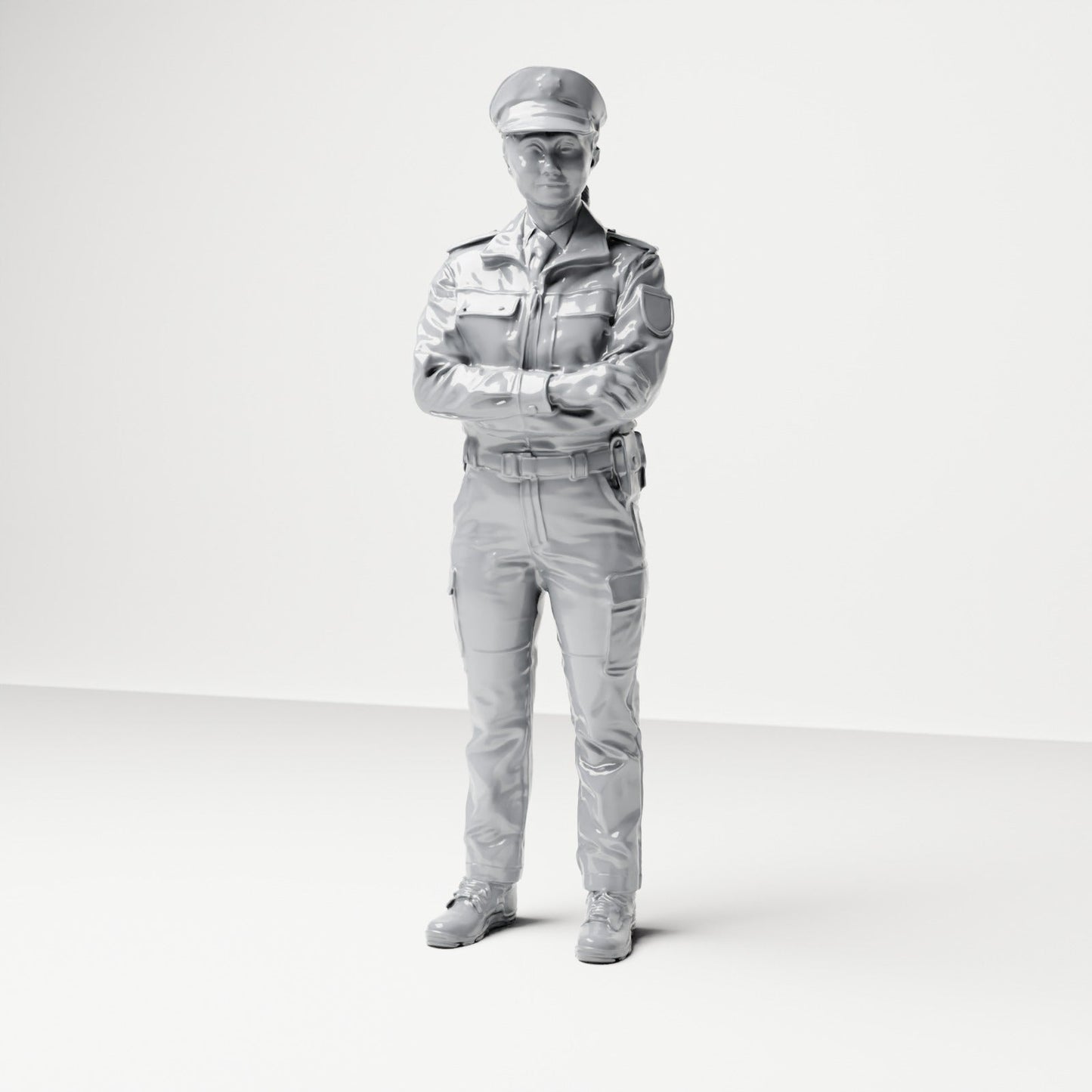 Diorama Modellbau Produktfoto 5: Diorama Figuren-Set: Deutsche Polizei und Polizeibeamte Figuren-Set