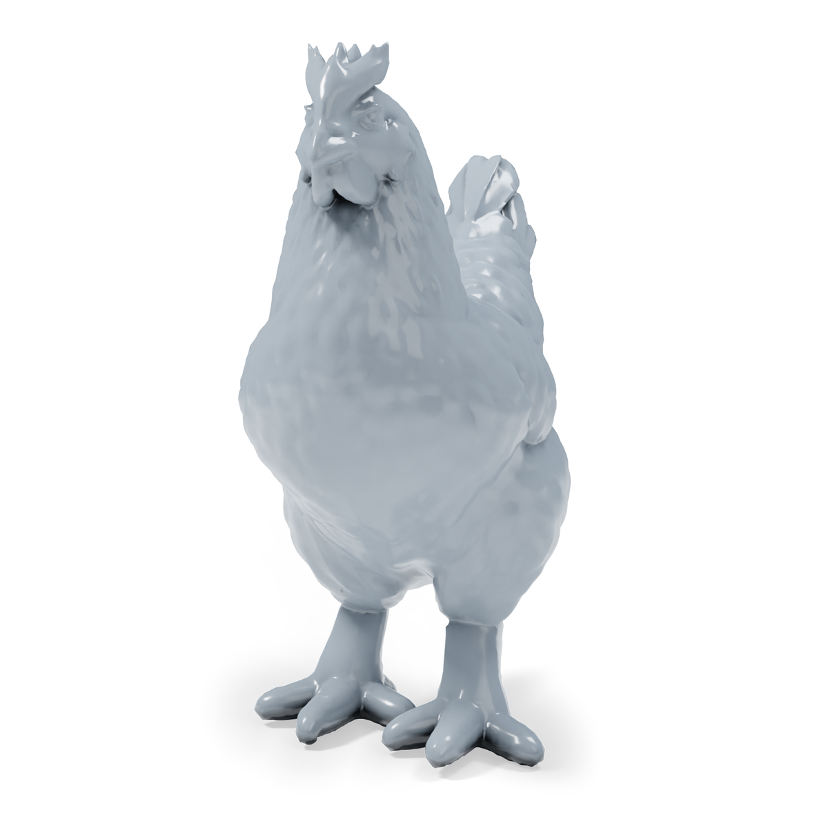 Dioramamodelbouw productfoto 4: boerderijdierenminiaturen: kippen, eenden, gans en konijnen (h0_51)