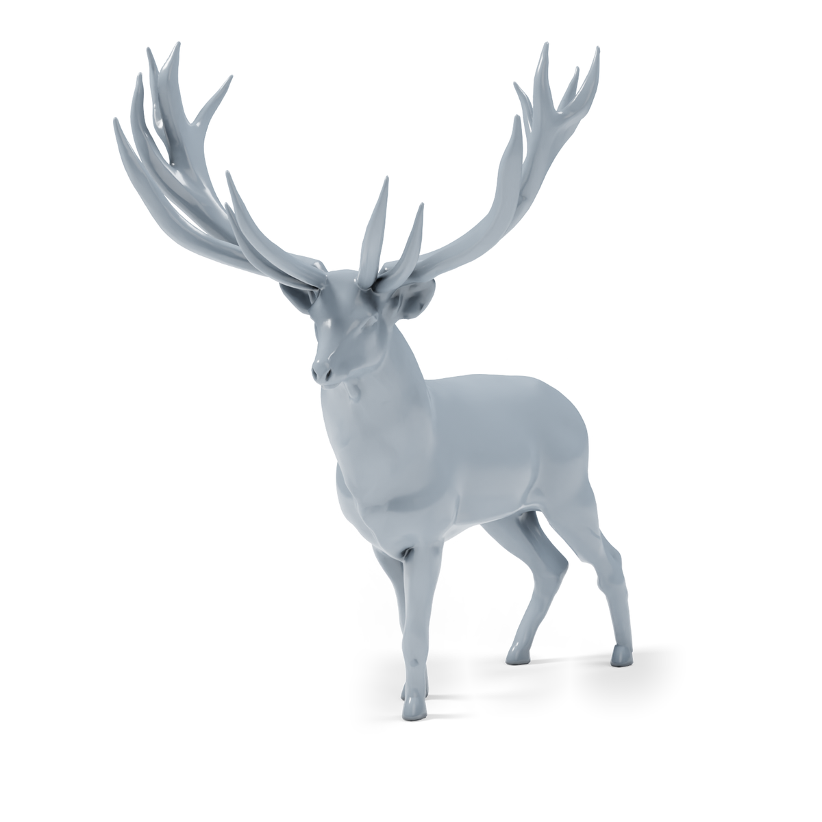Diorama modelbouw productfoto 4: dioraminiatuur wilde dieren: hert en hinde (h0_47)