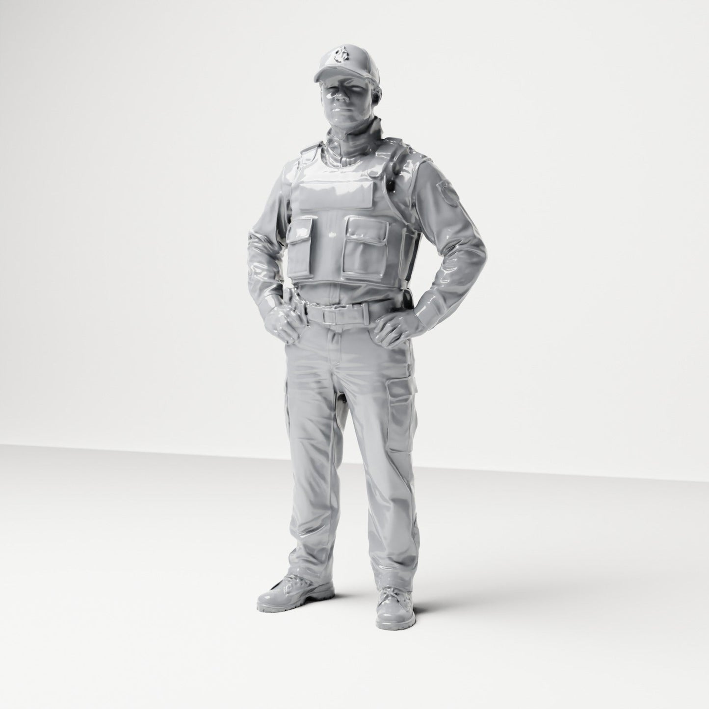 Diorama Modellbau Produktfoto 6: Diorama Figuren-Set: Deutsche Polizei und Polizeibeamte Figuren-Set