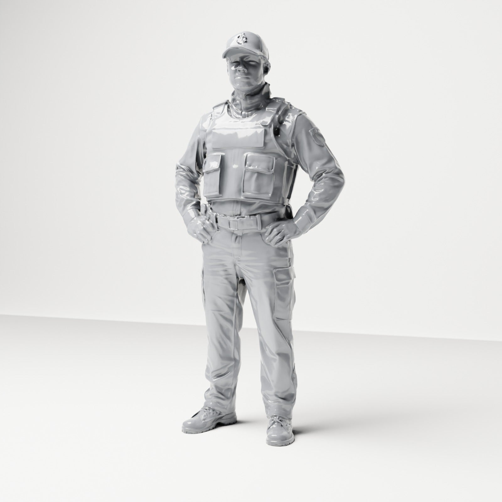 Diorama Modellbau Produktfoto 6: Diorama Figuren-Set: Deutsche Polizei und Polizeibeamte Figuren-Set