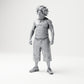 Diorama Modellbau Produktfoto 0: Stehende Figur: Mann mit ärmellosem Oberteil, langen Shorts und Turnschuhen (B076)