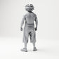 Diorama Modellbau Produktfoto 2: Stehende Figur: Mann mit ärmellosem Oberteil, langen Shorts und Turnschuhen (B076)