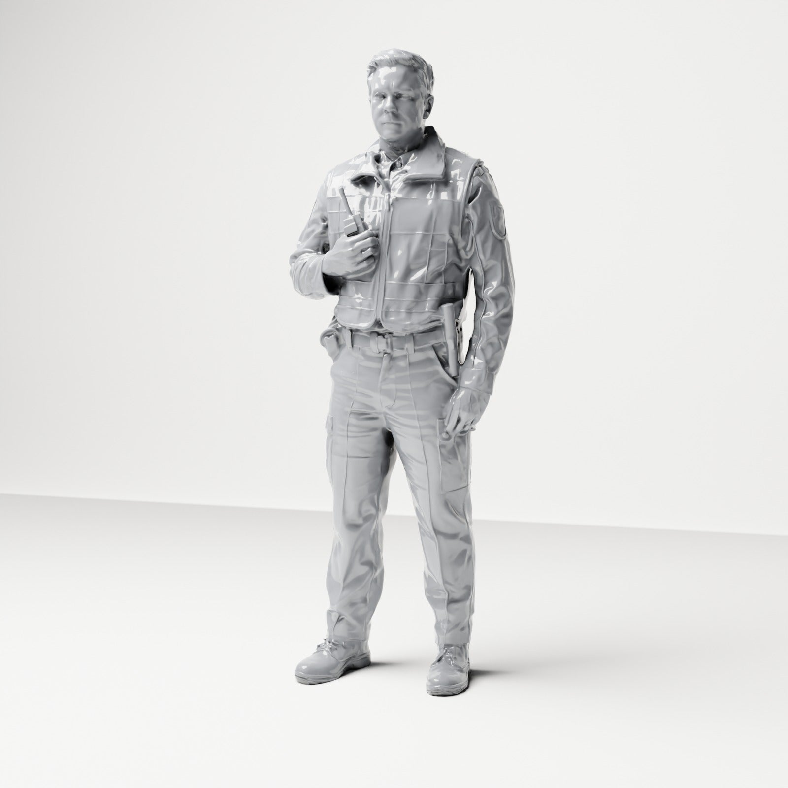 Diorama Modellbau Produktfoto 7: Diorama Figuren-Set: Deutsche Polizei und Polizeibeamte Figuren-Set
