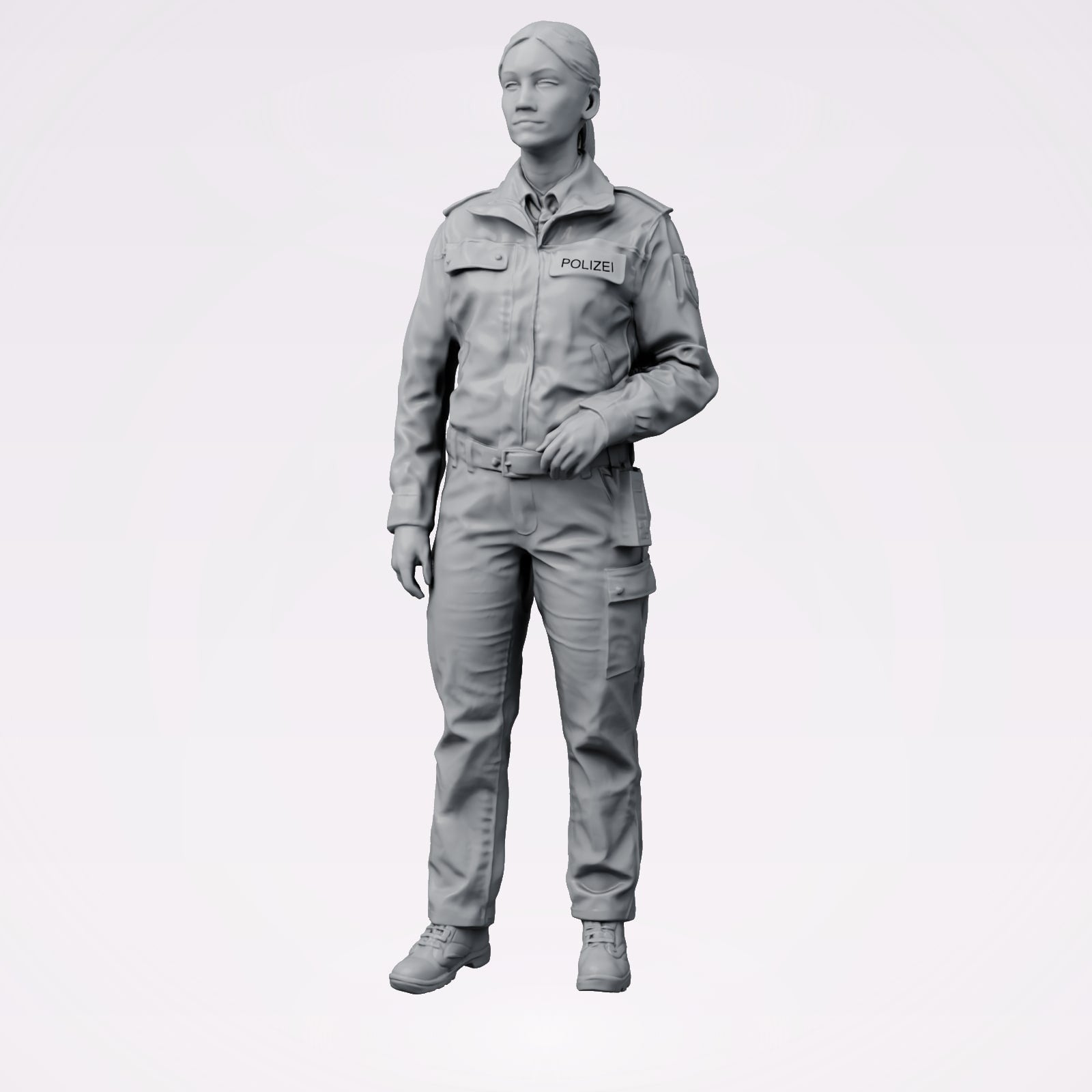 Diorama Modellbau Produktfoto 8: Diorama Figuren-Set: Deutsche Polizei und Polizeibeamte Figuren-Set