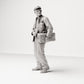 Diorama modelbouw productfoto 8: Diorama figurenset: Historische haven- en dokwerkers uit de jaren 1920-1930