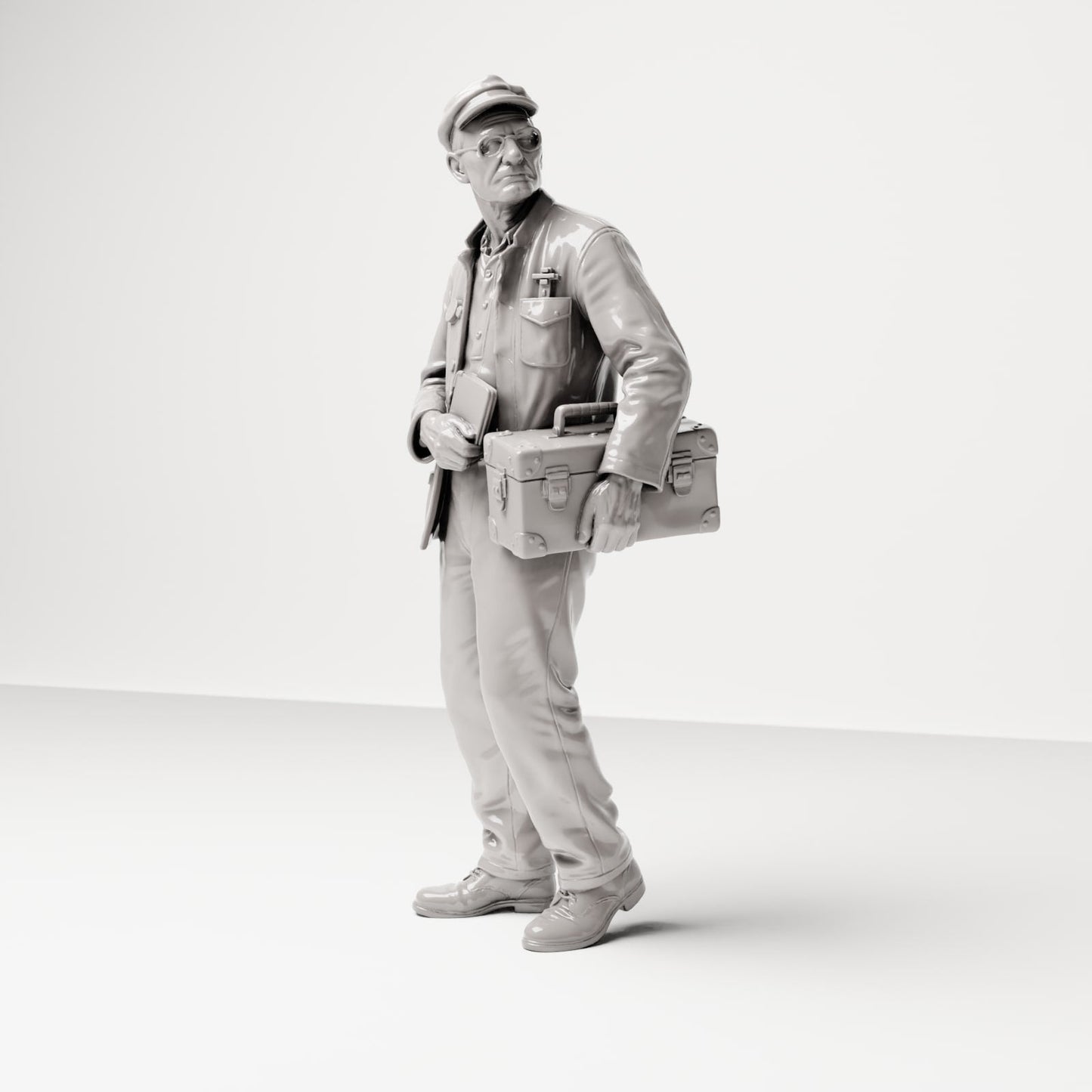 Diorama modelbouw productfoto 8: Diorama figurenset: Historische haven- en dokwerkers uit de jaren 1920-1930