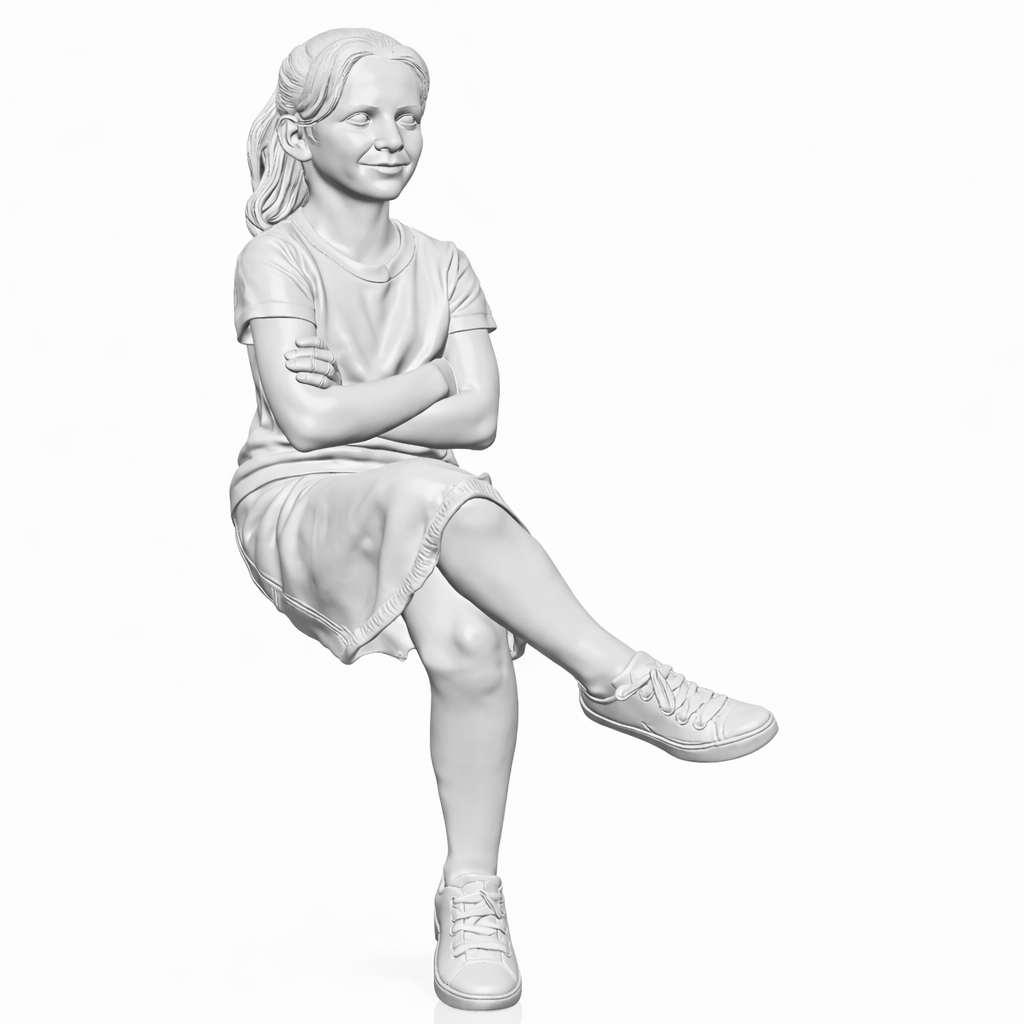 Diorama-modelbouw productfoto 9: Diorama figurenset: zittende figuren, voorbijgangers en toeschouwersset