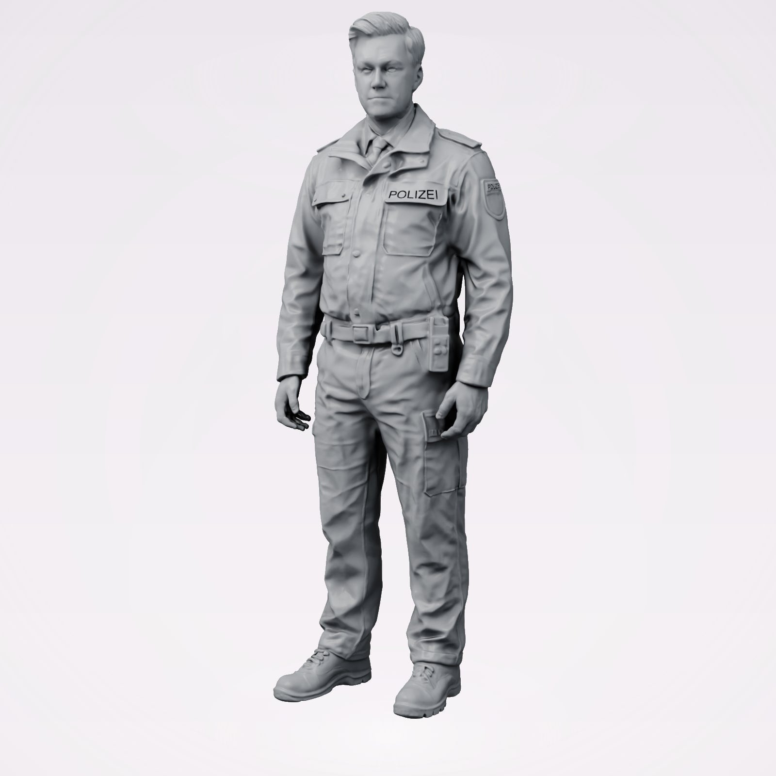 Diorama Modellbau Produktfoto 9: Diorama Figuren-Set: Deutsche Polizei und Polizeibeamte Figuren-Set