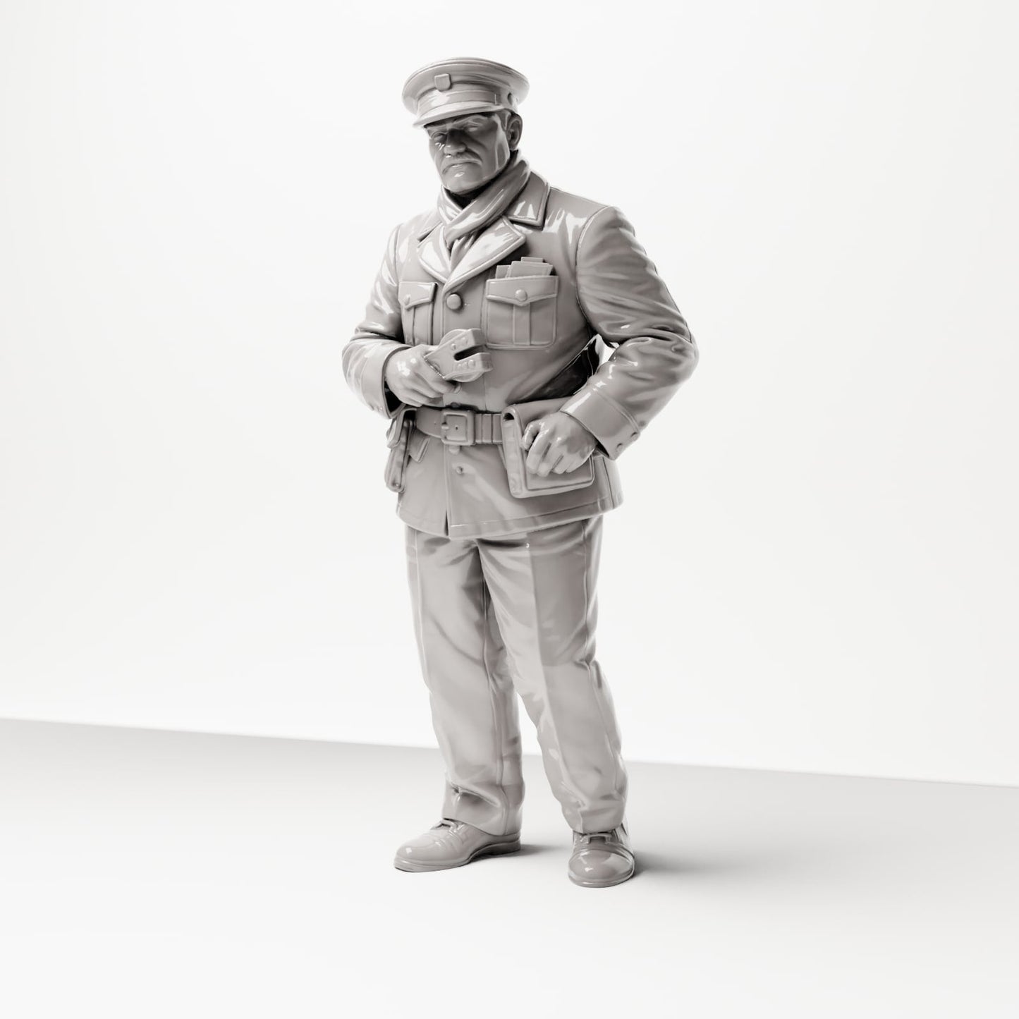 Diorama Modellbau Produktfoto 9: Diorama Figuren-Set: Historische Bahnhofs- und Eisenbahnfiguren der 1920er-1930er