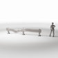 Productfoto diorama en modelbouw 1: Diorama-weg: beschadigde vangrail (Ref. 1000D)