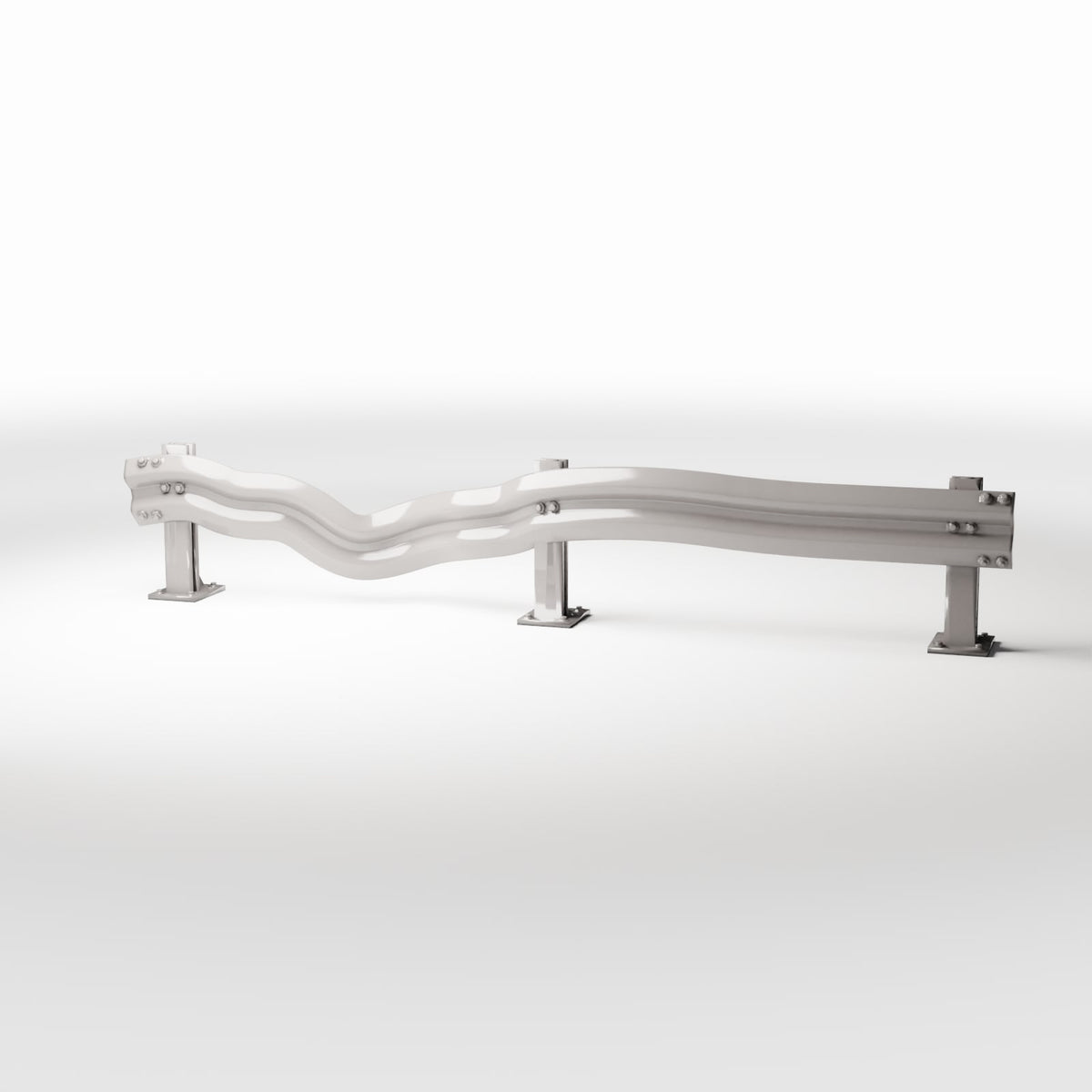 Productfoto diorama en modelbouw 0: Diorama-weg: beschadigde vangrail (Ref. 1000D)