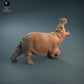 Productfoto dierenfiguur Animal Den Miniatures 2: wildedierenfiguur: boos nijlpaard (21_12_04)