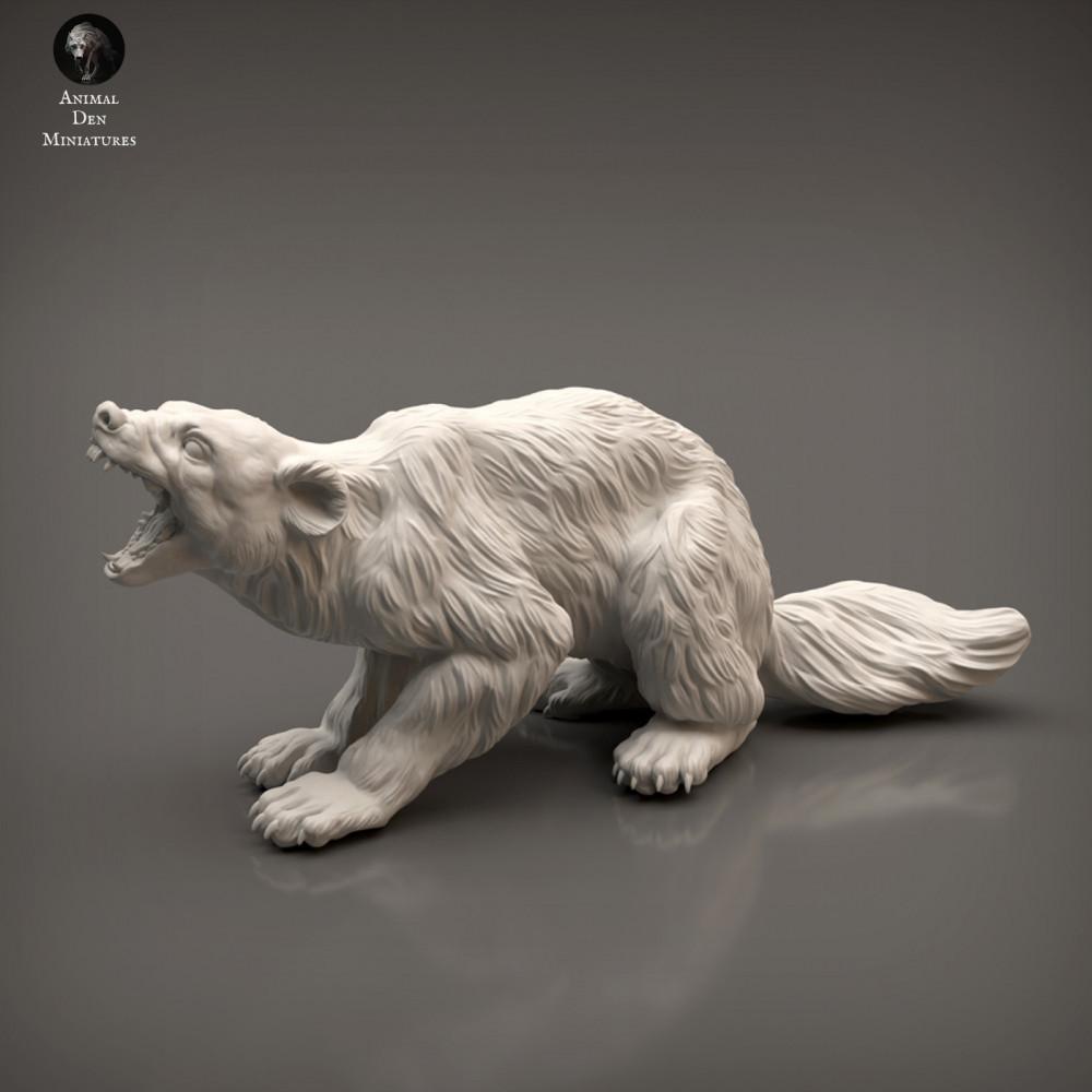 Productfoto dierenfiguur Animal Den Miniatures 0: wild dierfiguur: veelvraat (22_03_02)