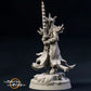 Productfoto Tabletop 28mm The Printing Goes Ever On (TPGEO) 0: Donkere krijgers in gevecht met dappere krijgers: Zwarte figuren vallen helden aan