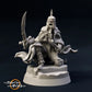 Productfoto Tabletop 28mm The Printing Goes Ever On (TPGEO) 0: Donkere krijgers in gevecht met dappere krijgers: Zwarte figuren vallen helden aan