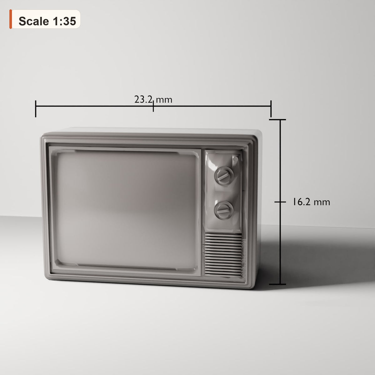 MyPortal 101 1: Diorama Inneneinrichtung: Klassischer Röhrenfernseher (Ref. 101D)
