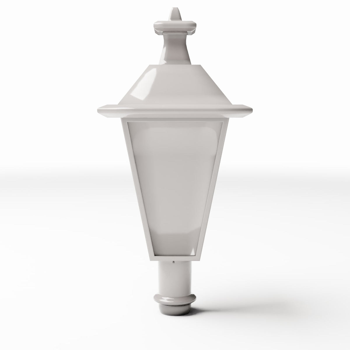 Dioramamodelbouw productfoto 2: dioramainfrastructuur: lampenkop voor antieke straatlantaarn type D (ref. 1029D)