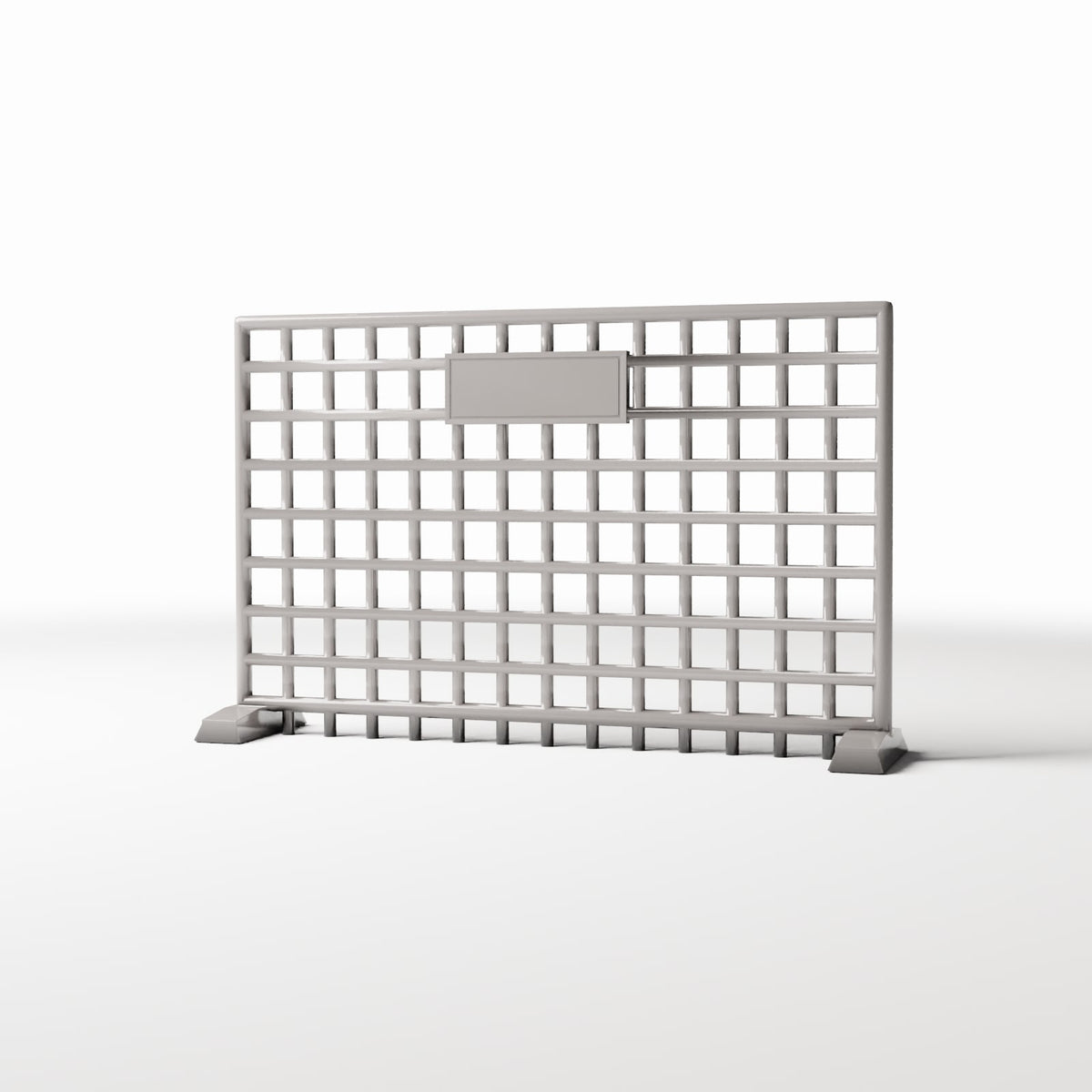 Productfoto diorama en modelbouw 0: Straatdiorama: metalen dranghek voor publieksbeheersing (Ref. 1049D)