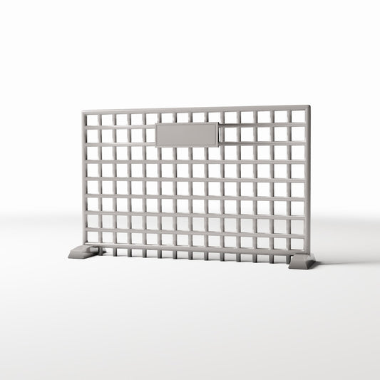 Productfoto diorama en modelbouw 0: Straatdiorama: metalen dranghek voor publieksbeheersing (Ref. 1049D)