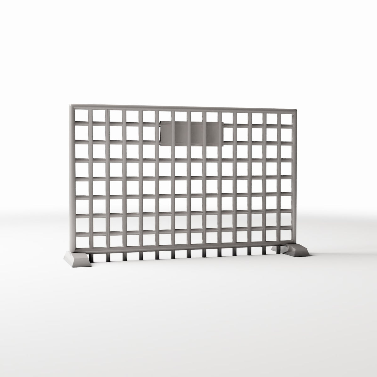 Productfoto diorama en modelbouw 3: Straatdiorama: metalen dranghek voor publieksbeheersing (Ref. 1049D)
