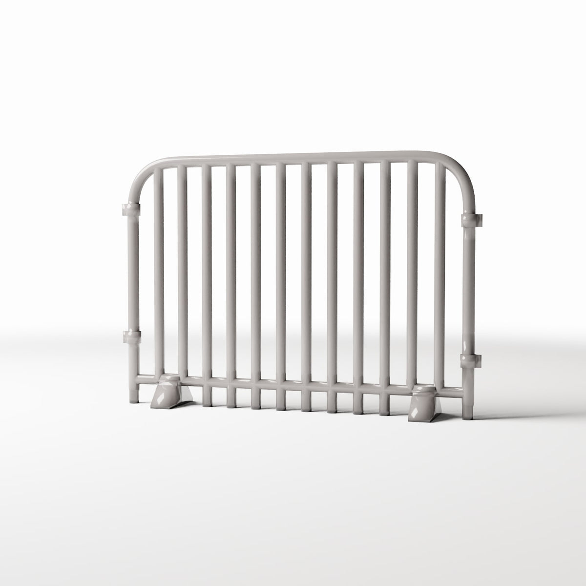 Productfoto diorama en modelbouw 0: Diorama Straat: Mobiel stalen dranghek (Ref. 1050D)