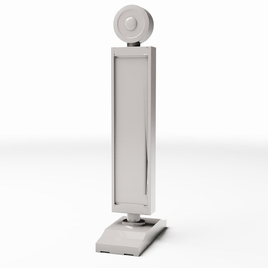 Productfoto diorama en modelbouw 0: Straatdiorama: wegafzetting met waarschuwingslamp (Ref. 1056D)