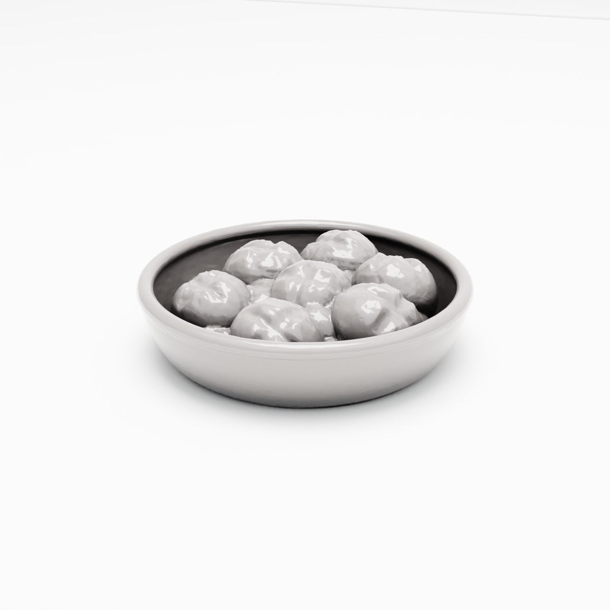 MyPortal 105 0: Diorama Küche: Keramikschale mit Brötchen (Ref. 105D)