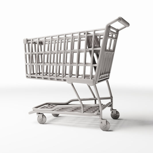 Productfoto diorama en modelbouw 0: Dioramamarkt: winkelwagen voor de supermarkt (Ref. 1063D)