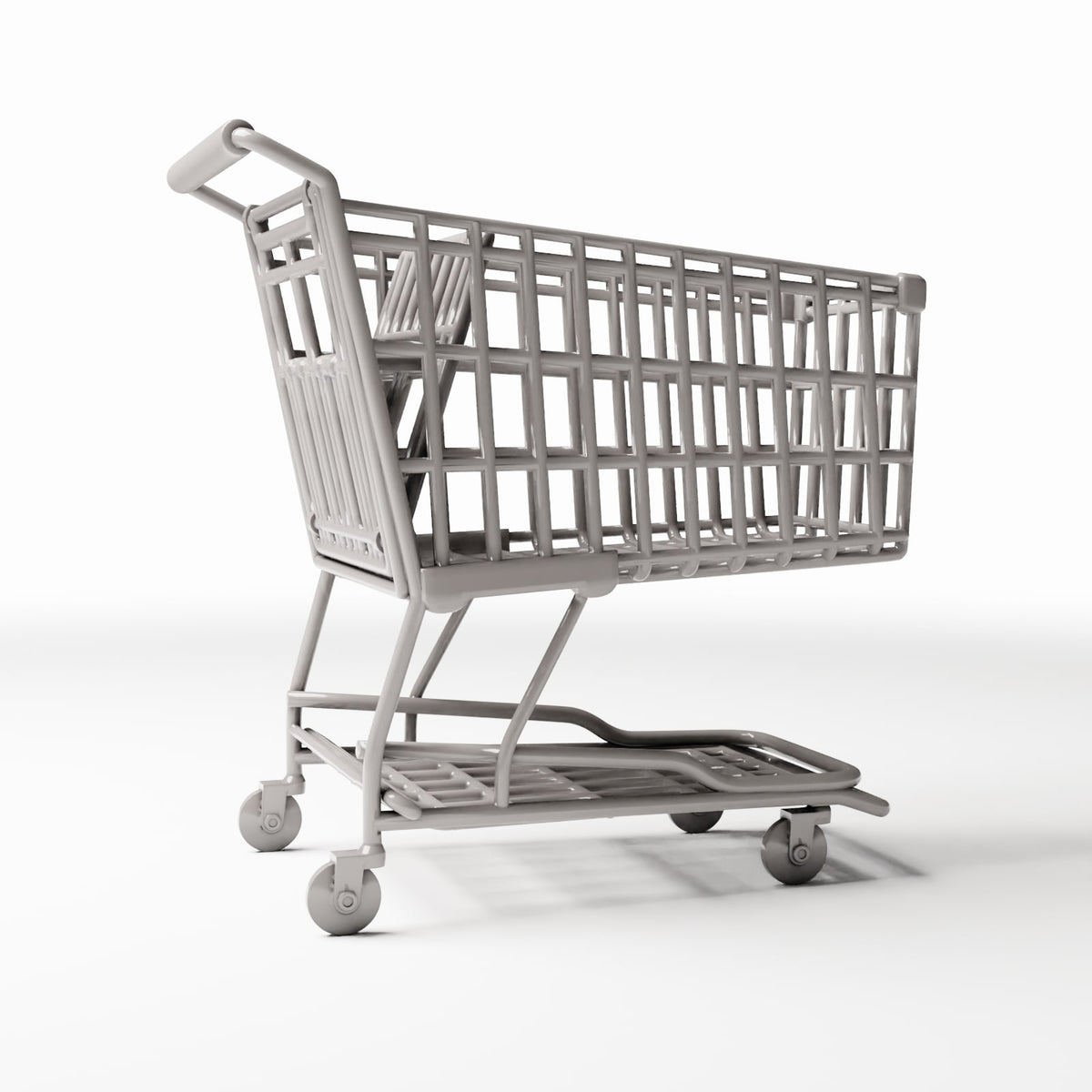 Productfoto diorama en modelbouw 3: Dioramamarkt: winkelwagen voor de supermarkt (Ref. 1063D)