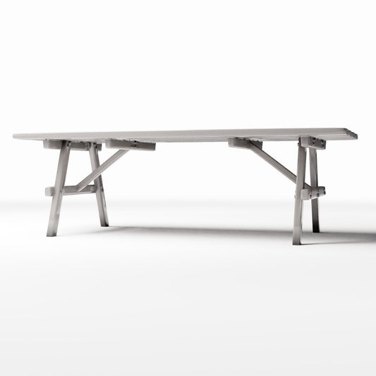 Productfoto diorama en modelbouw 0: Dioramameubilair: inklapbare houten buitentafel (Ref. 1071D)