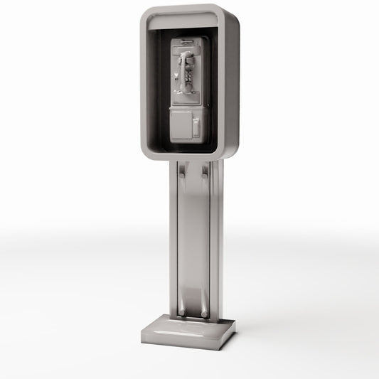 Productfoto diorama en modelbouw 0: Dioramastraat: Openbare telefooncel met hoorn (Ref. 1082D)