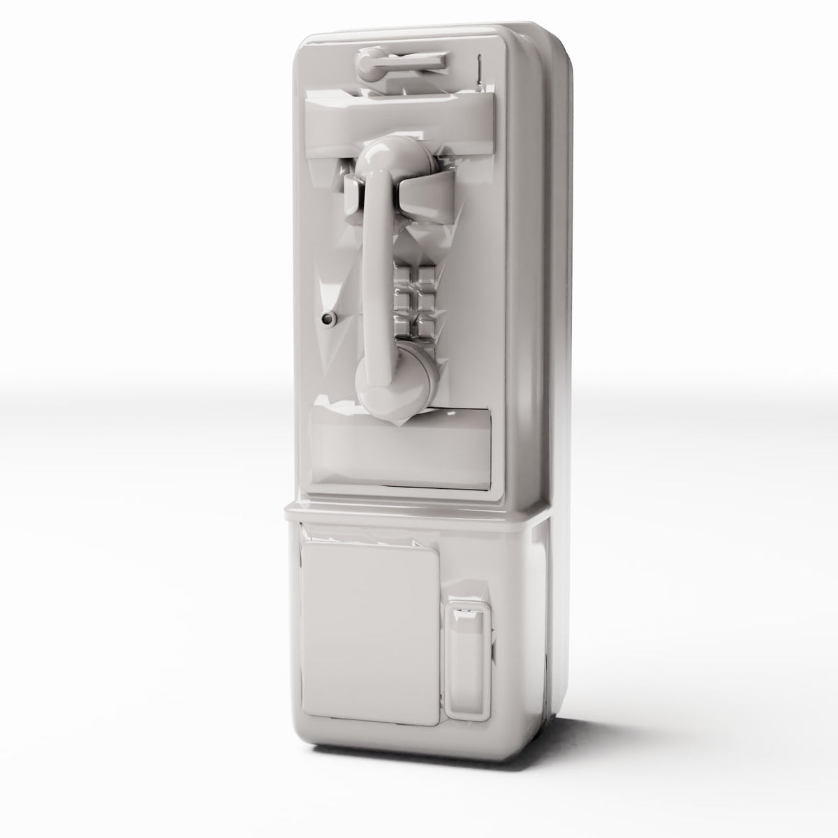 Productfoto diorama en modelbouw 0: Straatdiorama: openbare telefoon met hoorn (Ref. 1088D)