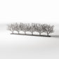 Productfoto diorama en modelbouw 0: Dioramaplanten: rij bladloze bomen (Ref. 1093D)