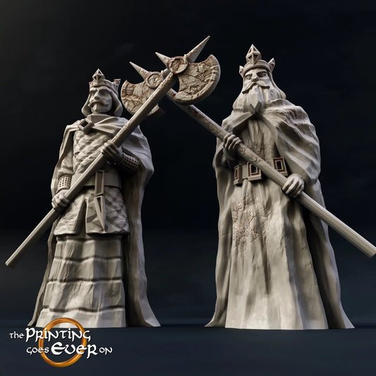 Produktfoto Tabletop 28mm The Printing Goes Ever On (TPGEO)  0: Statuen der Könige - Zeugen vergangener Königreiche - Andenken an mächtige Herrscher