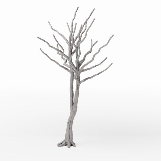 Productfoto diorama en modelbouw 0: Dioramaplanten: kale boom met wortels (Ref. 1102D)