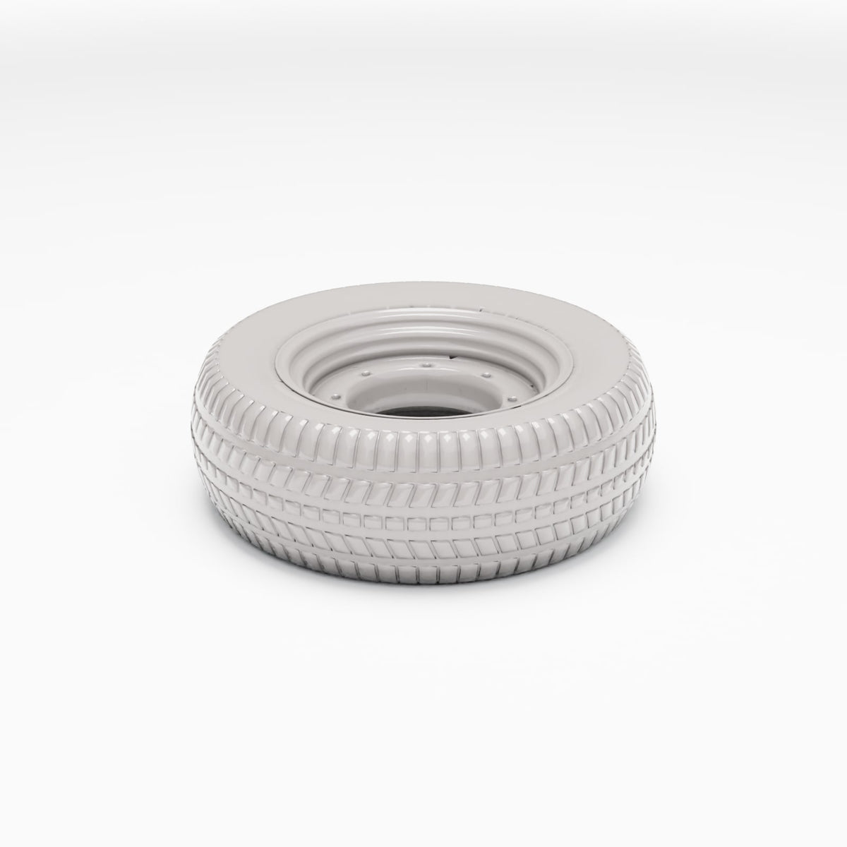 Productfoto diorama en modelbouw 3: Dioramawerkplaats: autoband met velg (Ref. 1108D)