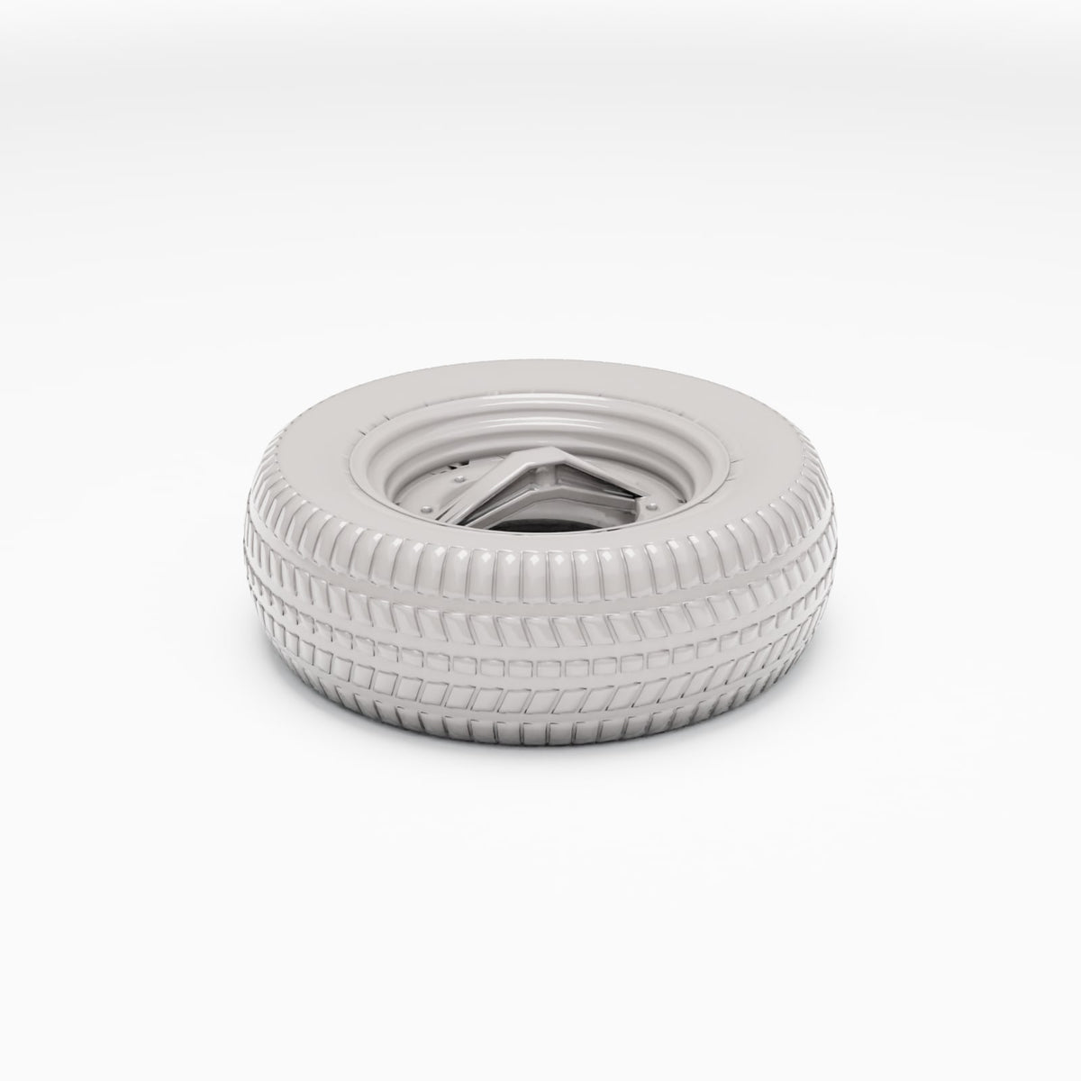 Productfoto diorama en modelbouw 0: Dioramawerkplaats: reservevrachtwagenband met velg (Ref. 1114D)