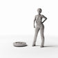 Productfoto diorama en modelbouw 1: Dioramawerkplaats: smal voertuigwiel met velg (Ref. 1115D)