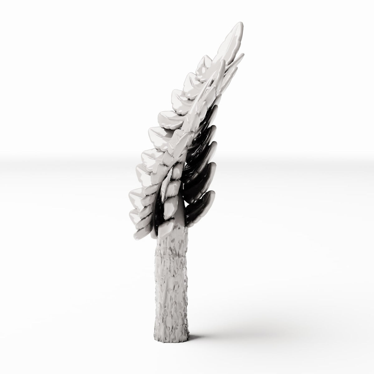 Productfoto diorama en modelbouw 2: Dioramaplanten: Bladerrijke tak met ruwe stam (Ref. 1180D)