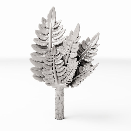 Productfoto diorama en modelbouw 0: Dioramaplanten: varenachtige vertakte plant (Ref. 1182D)