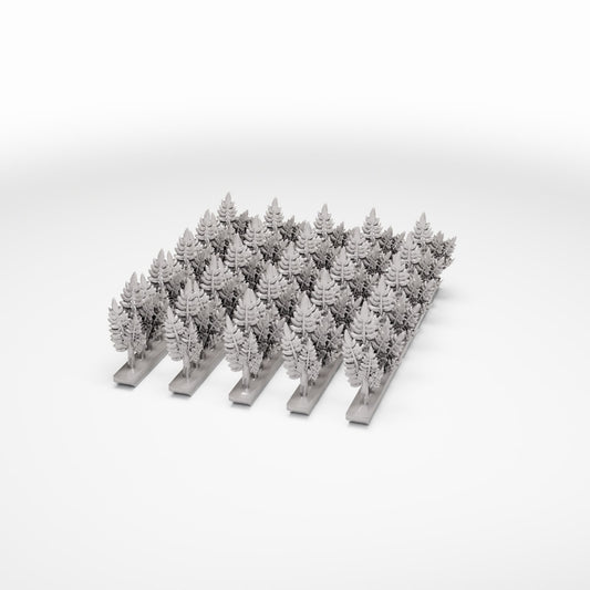 Productfoto diorama en modelbouw 0: Dioramaplanten: looftakken voor een hegsegment (Ref. 1183D)