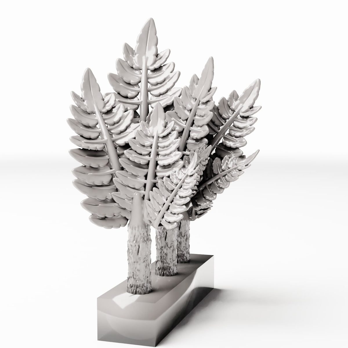 Productfoto diorama en modelbouw 0: Dioramaplanten: varens in plantenbak (Ref. 1186D)