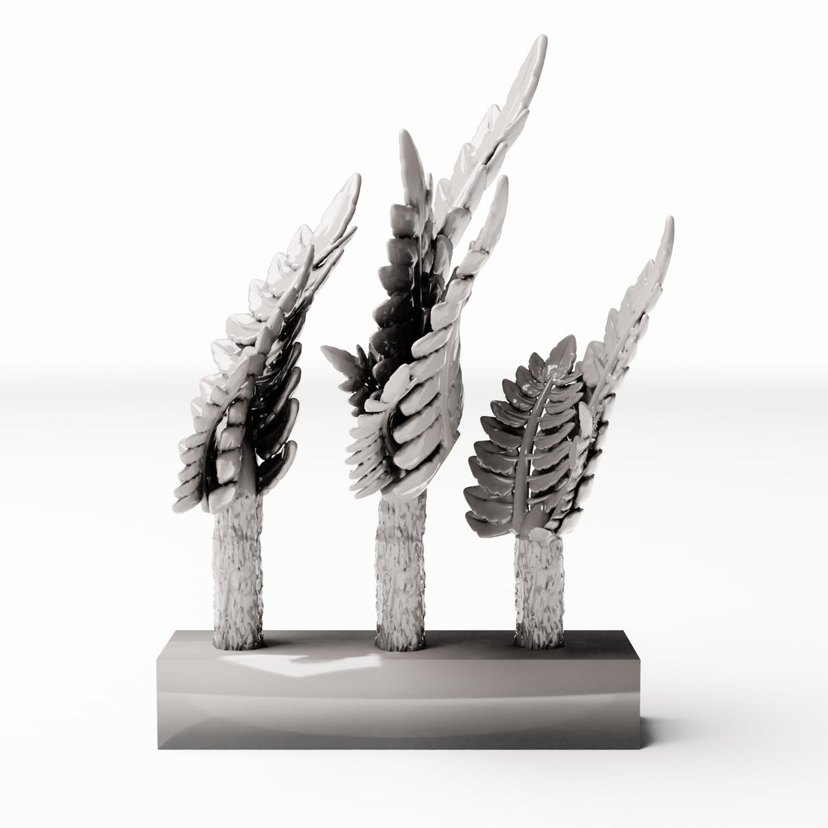 Productfoto diorama en modelbouw 2: Dioramaplanten: varens in plantenbak (Ref. 1186D)