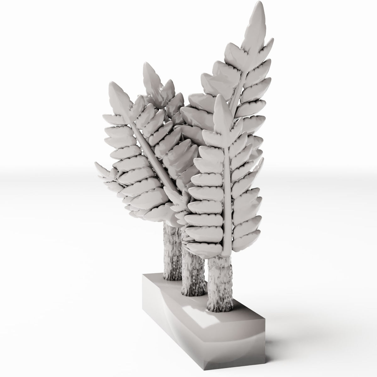 Productfoto diorama en modelbouw 3: Dioramaplanten: varens in plantenbak (Ref. 1186D)