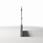 Productfoto diorama en modelbouw 2: Tuindiorama: hoog metalen hek op bakstenen muur (Ref. 1193D)